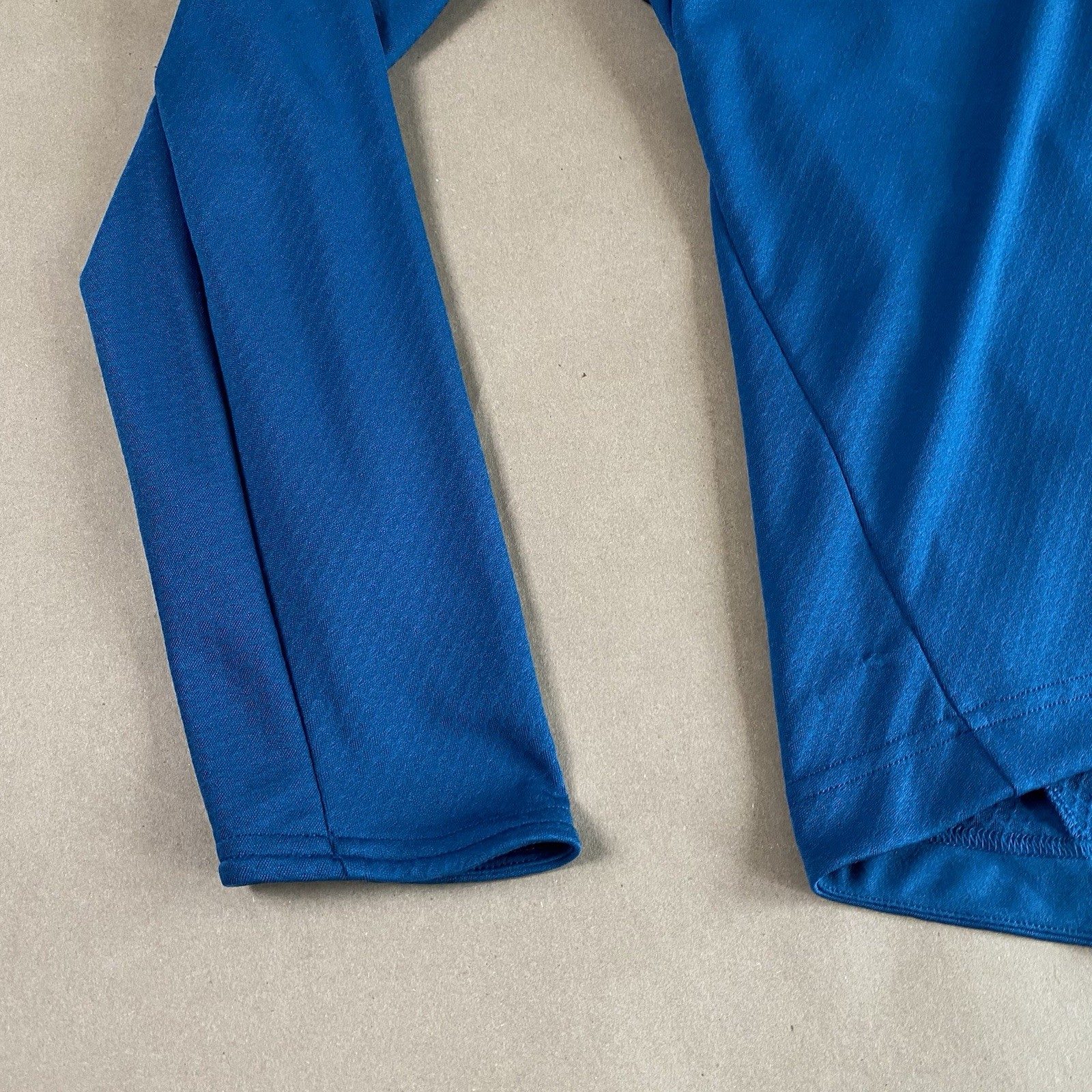 Patagonia S Small Capilene Midweight Bike Jersey Medium Crater Blue Half Zip