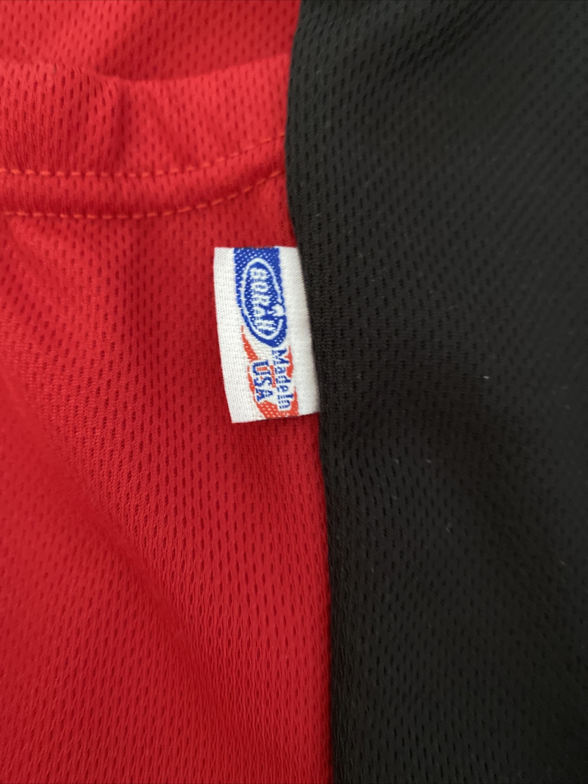 Borah Teamwear Men’s Pro Cycling Jersey, ￼Sz.Large Black And Red ￼