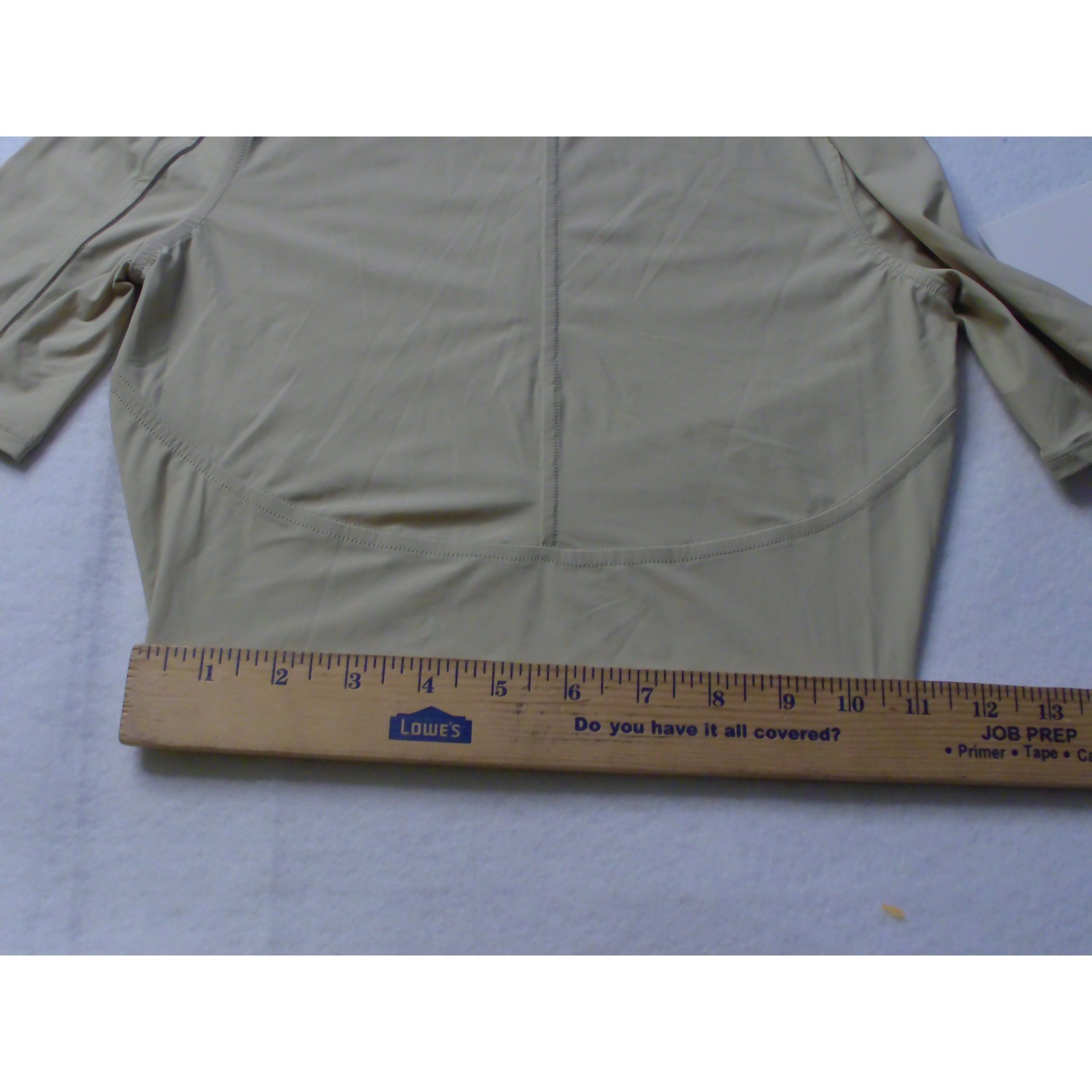 Lululemon Cycling Jersey Tan Beige Short Sleeve Bike Top XS NEW