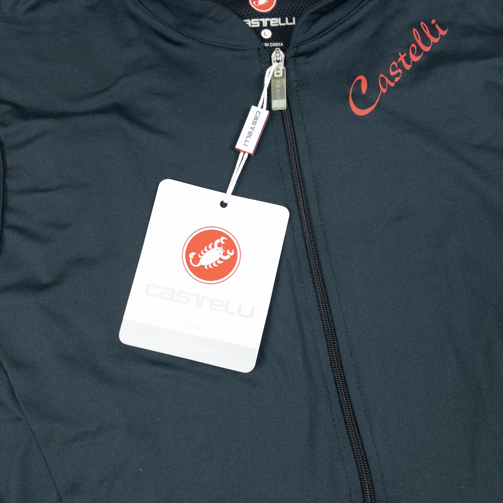 Castelli Bellissima Sleeveless Cycling Jersey Vest Women’s Large Black Full Zip