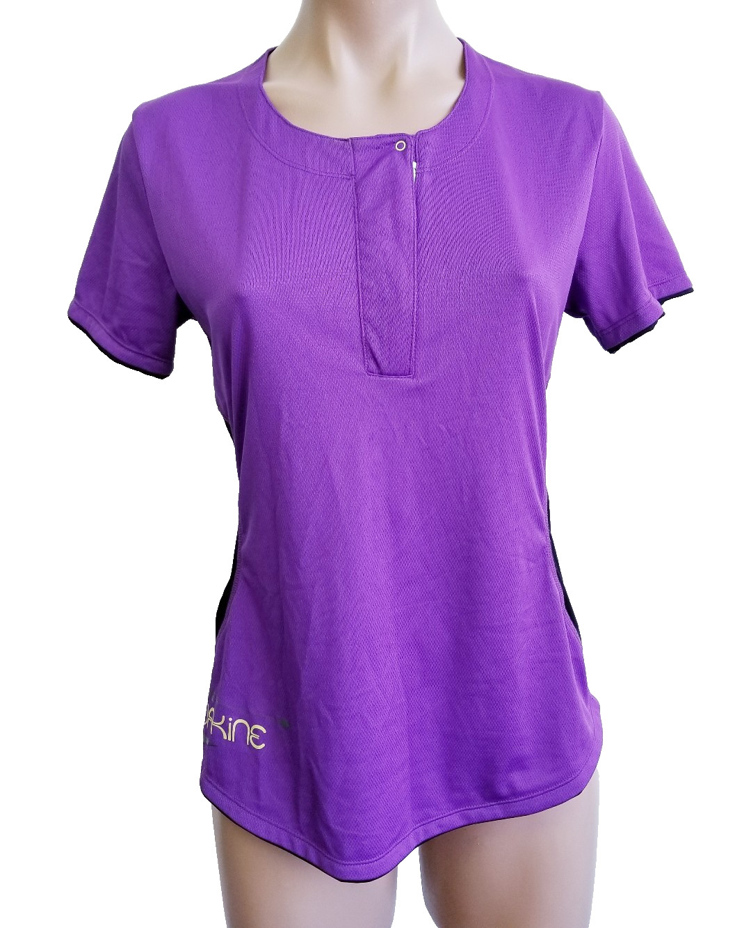 Dakine Womens Cadence Zip Short Sleeve Biking Jersey Medium Purple Grape