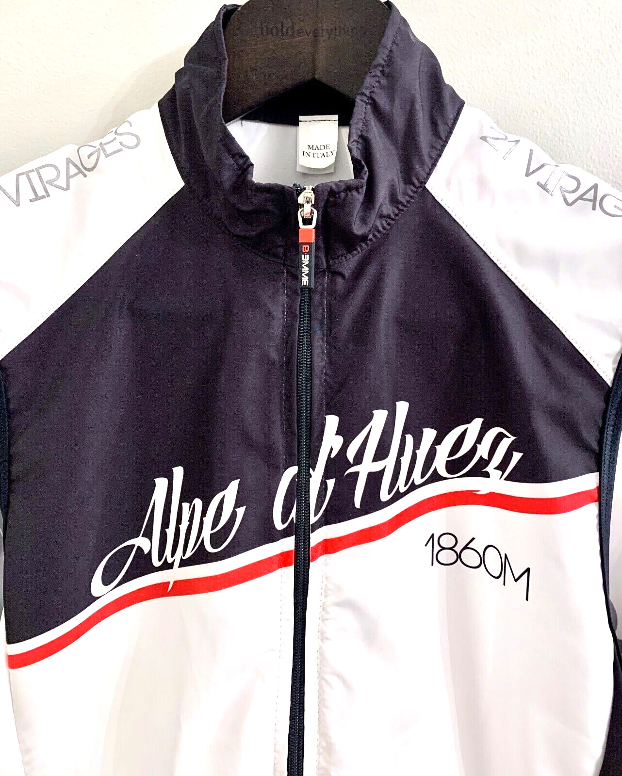 Alpe d’Huez Cycle Huez, 21 Visage, Full-Zip Cycling Wind Vest, Medium BRAND NEW