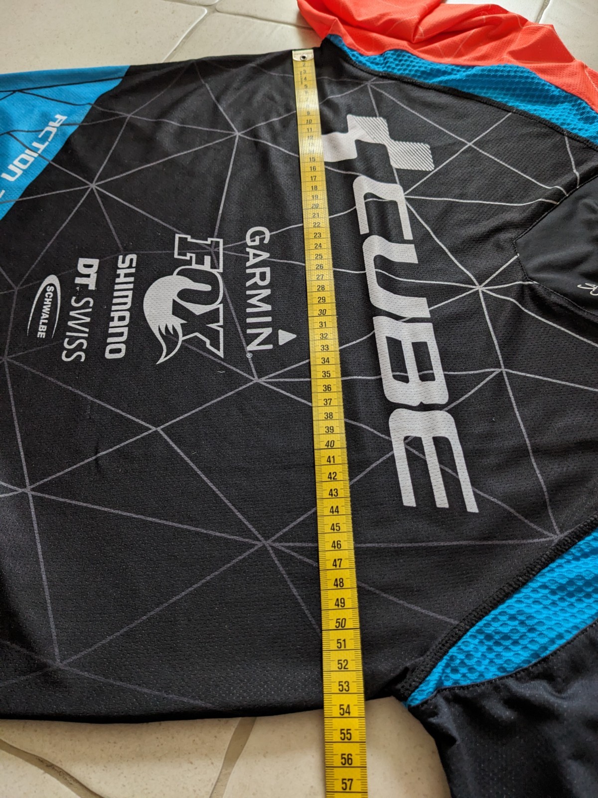 Cube Action Signature Cycling Jersey Round-Neck sleeve 3/4 size L