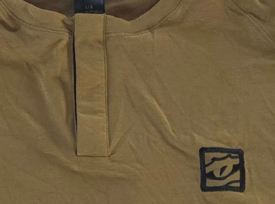 Race Face Trigger Short Sleeve Cycling Jersey Clay Tan Large