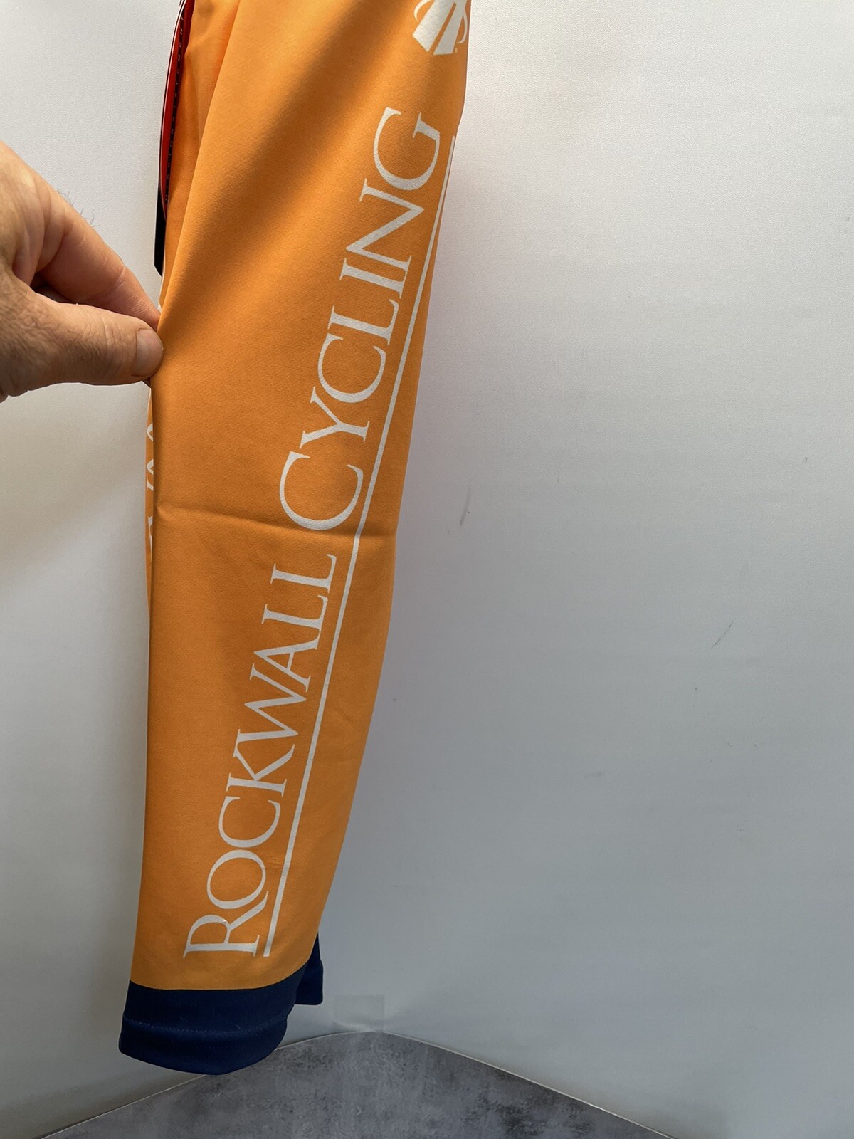 Himcapie Sportswear Cycling Sleeves Sz XL Orange Rockwell Cycling