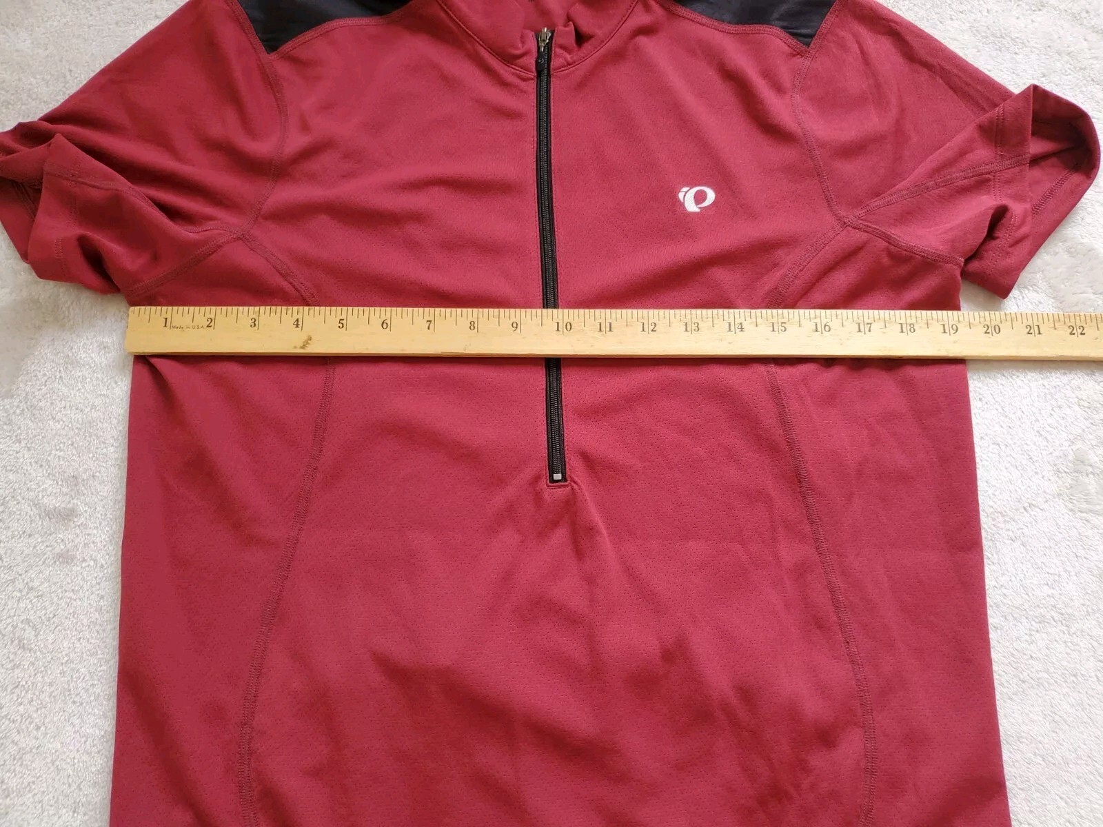 Pearl Izumi Select Cycling Jersey 1/2 Zip Mens Medium Maroon Red