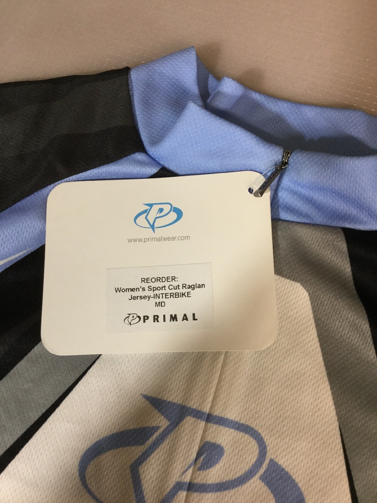 Primal Womens Sport Cut Raglan Cycling Jersey Medium M (6910-75)