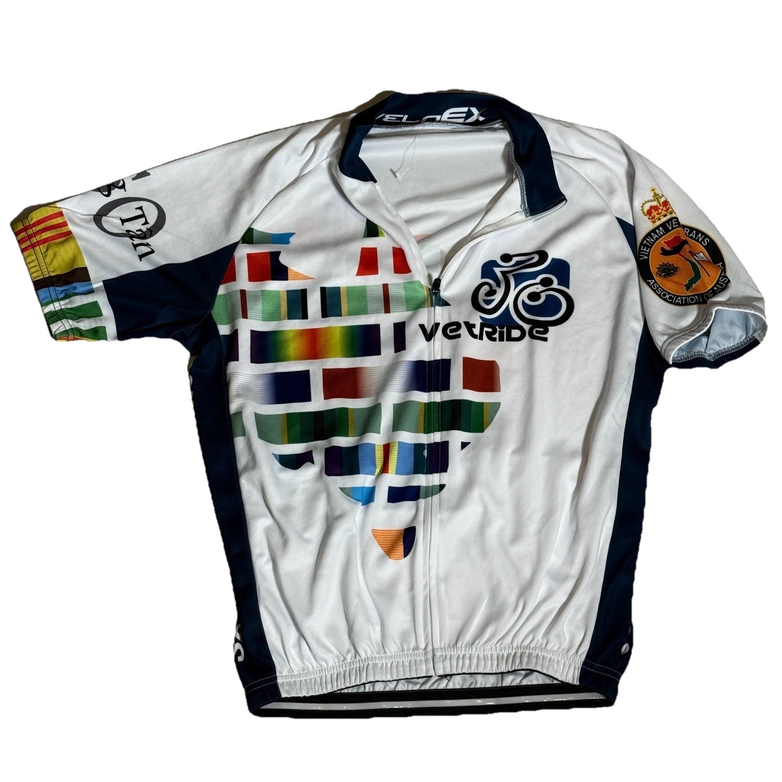 New Vietnam Veterans vetride cycline jersey Australia lovely design Large