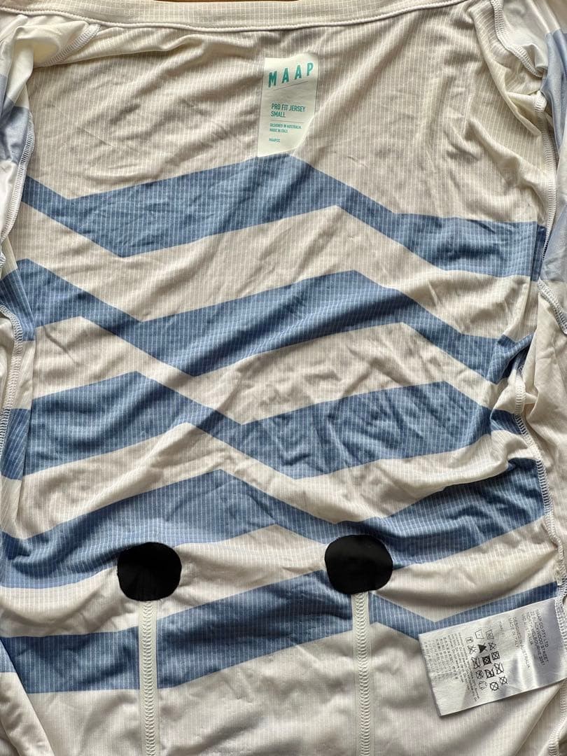 MAAP PRO FIT JERSEY Cycling Jersey – White/Navy Men S Size