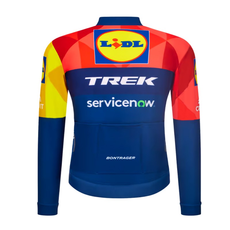 2026 lidl men’s Cycling Long Sleeve Jersey Shirt Bicycle Clothing Tops Pockets