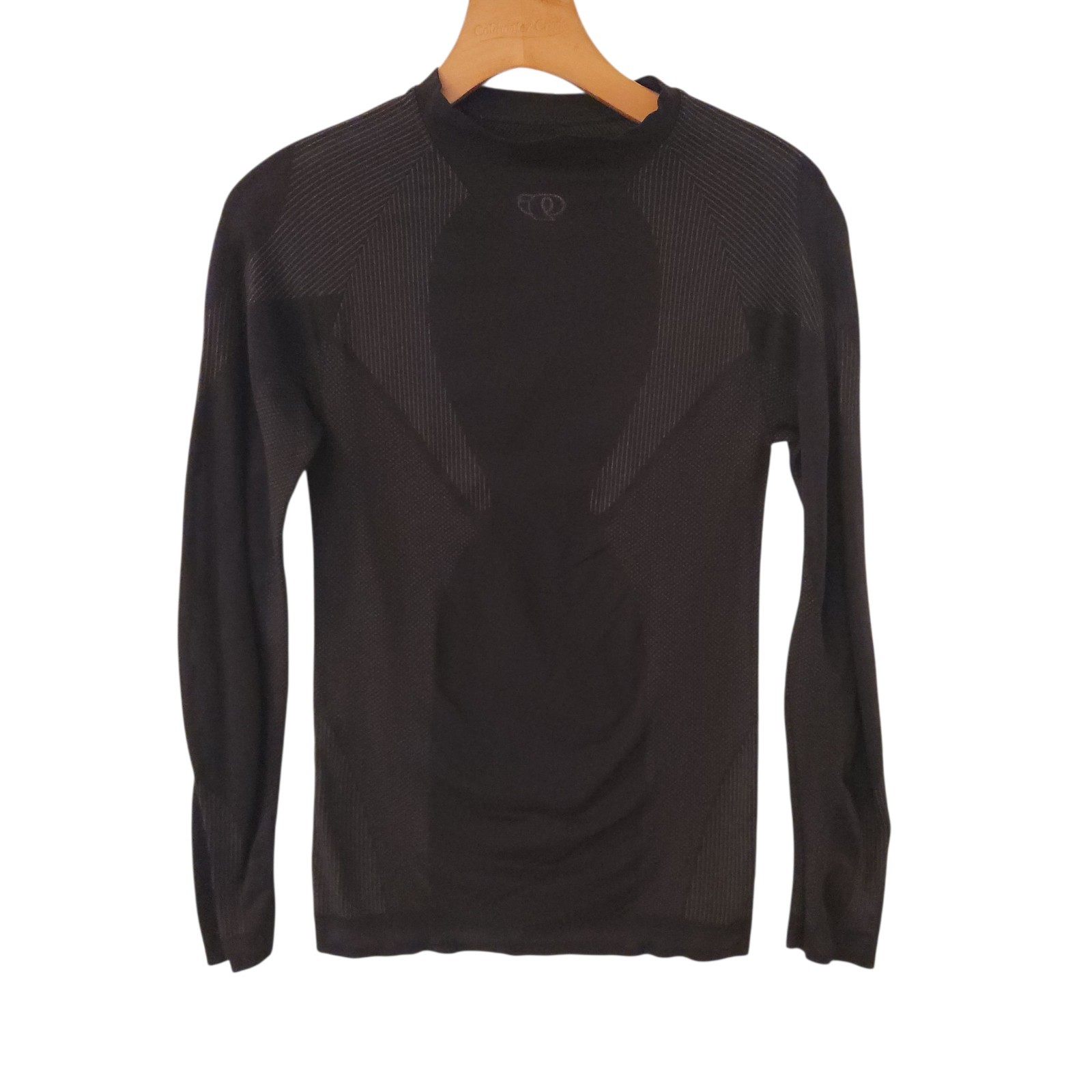 Pearl Izumi Cycling Shirt High Neck Fitted Long Sleeve Black Womens Medium