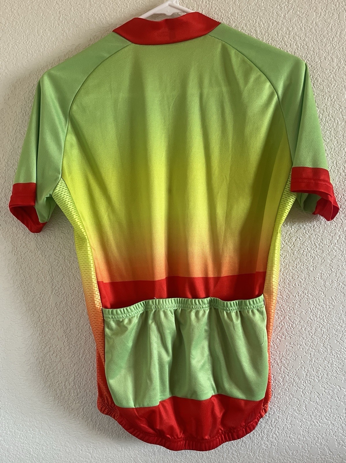 Lot of 5 Mens Cycling Jerseys ALL LARGE Unbranded Full Zip