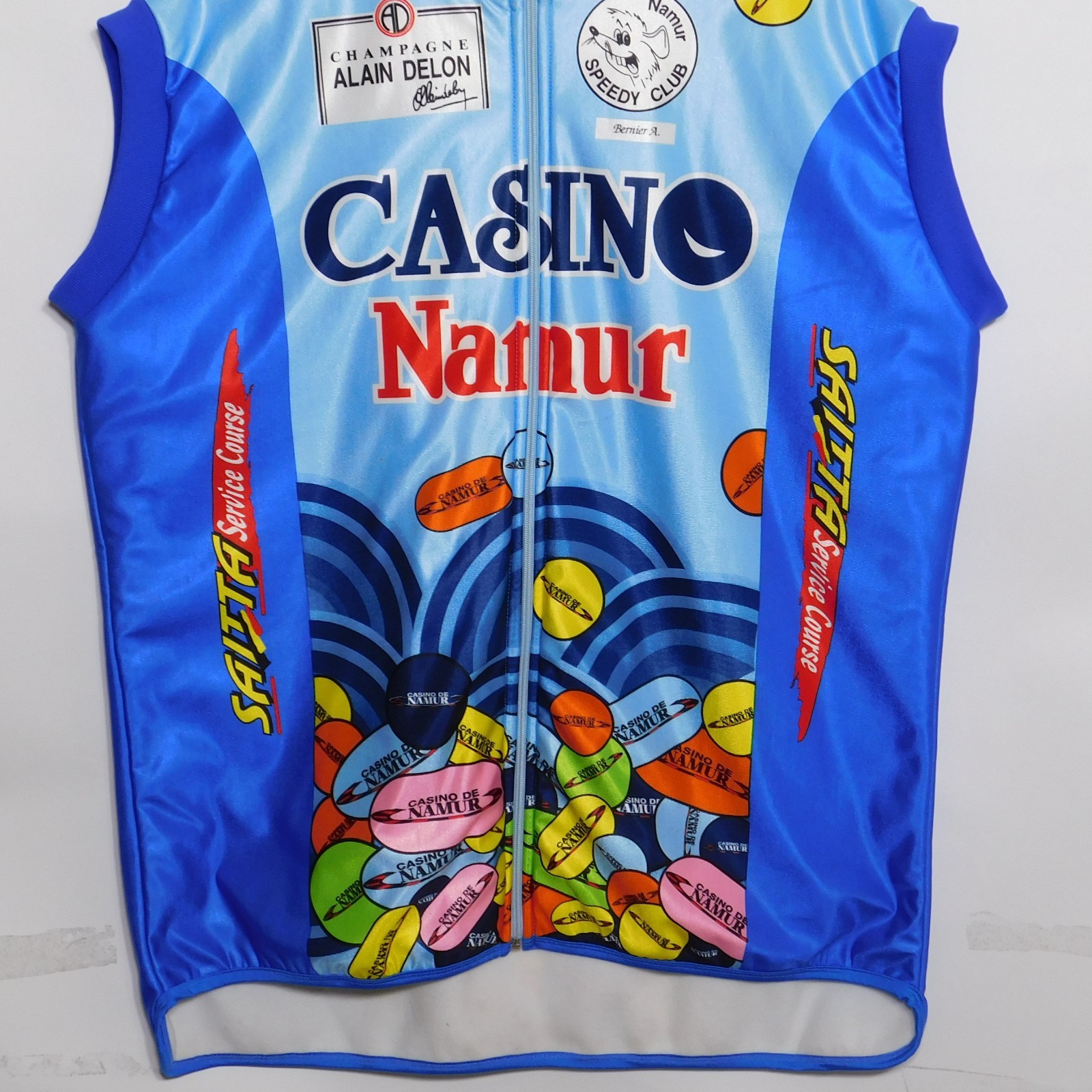 Gamex Setila SPEEDY CLUB NAMUR Belgium Casino Namur Heavy Cycling Jersey XXL
