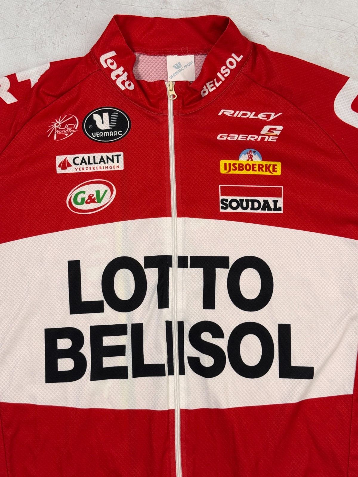 Vermarc Lotto Belisol Cycling Jersey Joker Soudal UCI World Tour size 5 / L