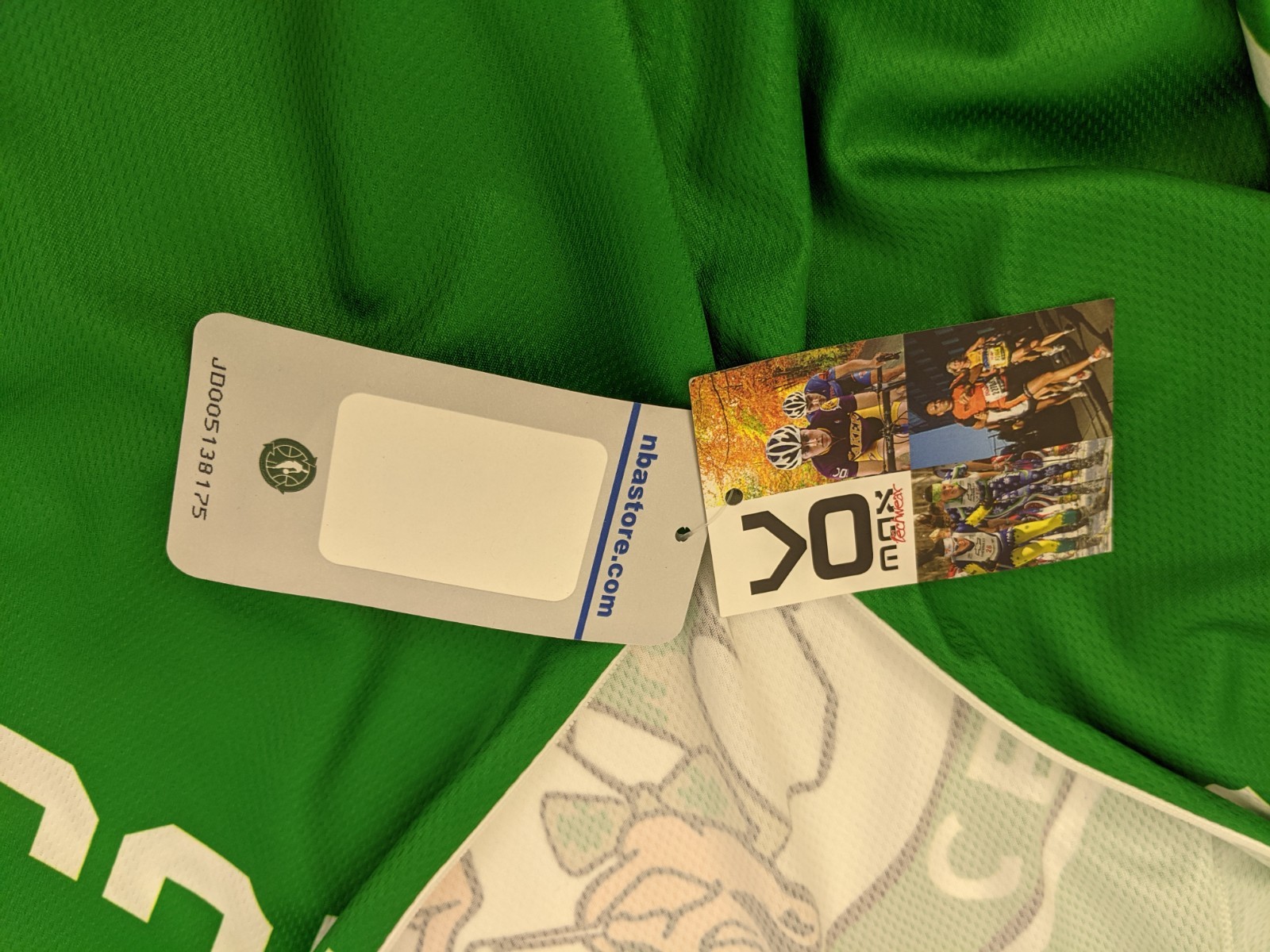 VOmax NBA Boston Celtics Cycling Bike Zip Jersey Shirt Womens Size Small NWT New