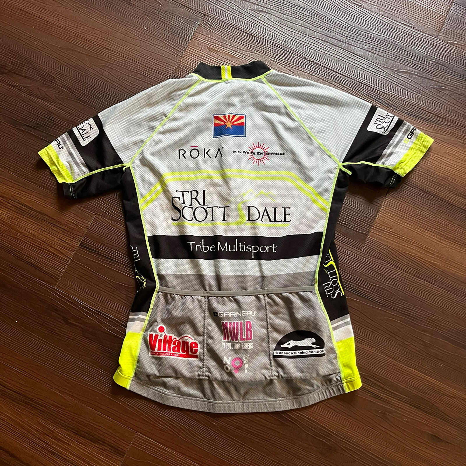 Tri Scottsdale Bikes Cycling Jersey Women’s Sz L – Louis Garneau – Full Zip