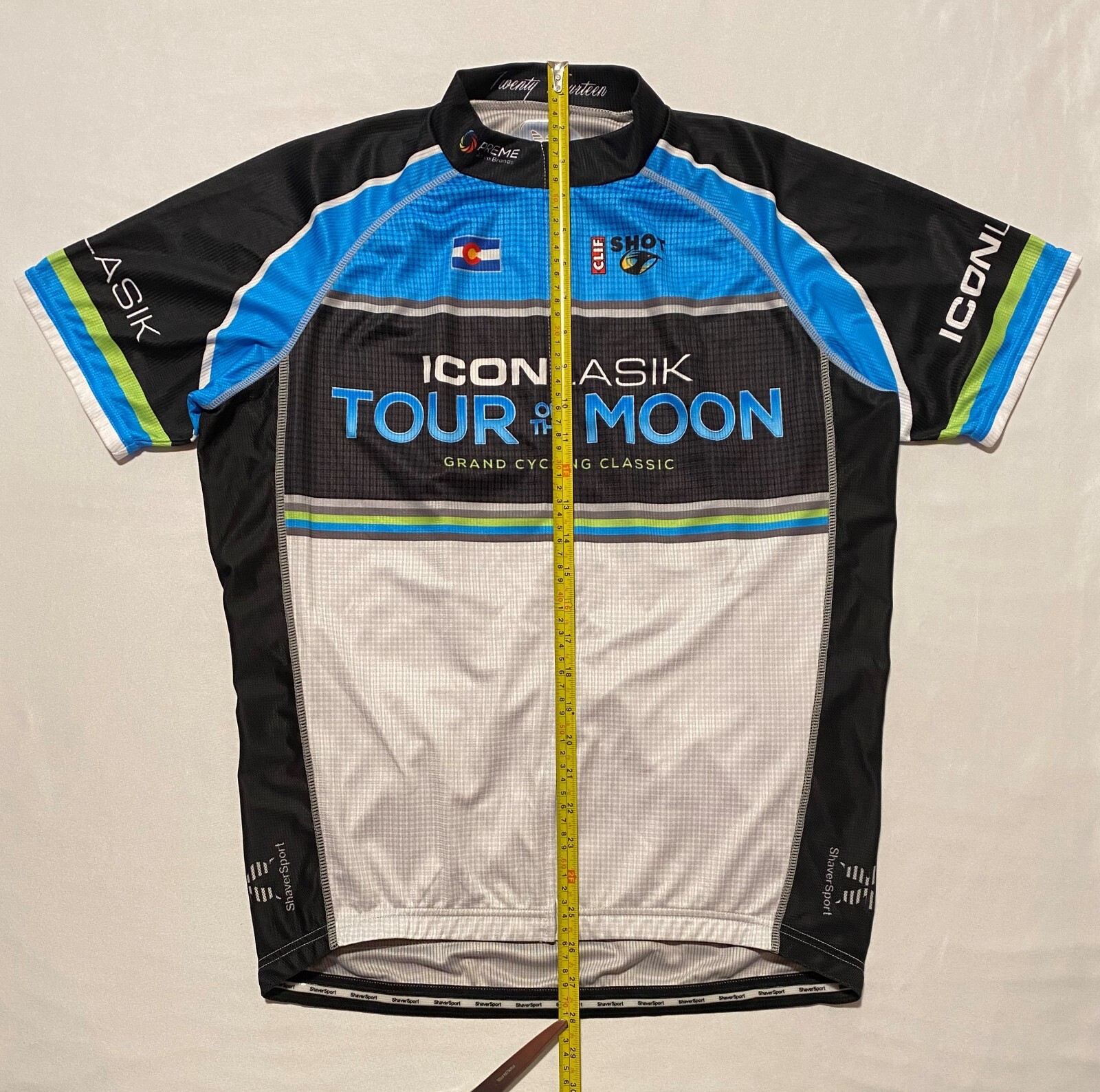 Shaver Sport Tour Of The Moon Grand Cycling Classic Full Zip Men’s Jersey Size L