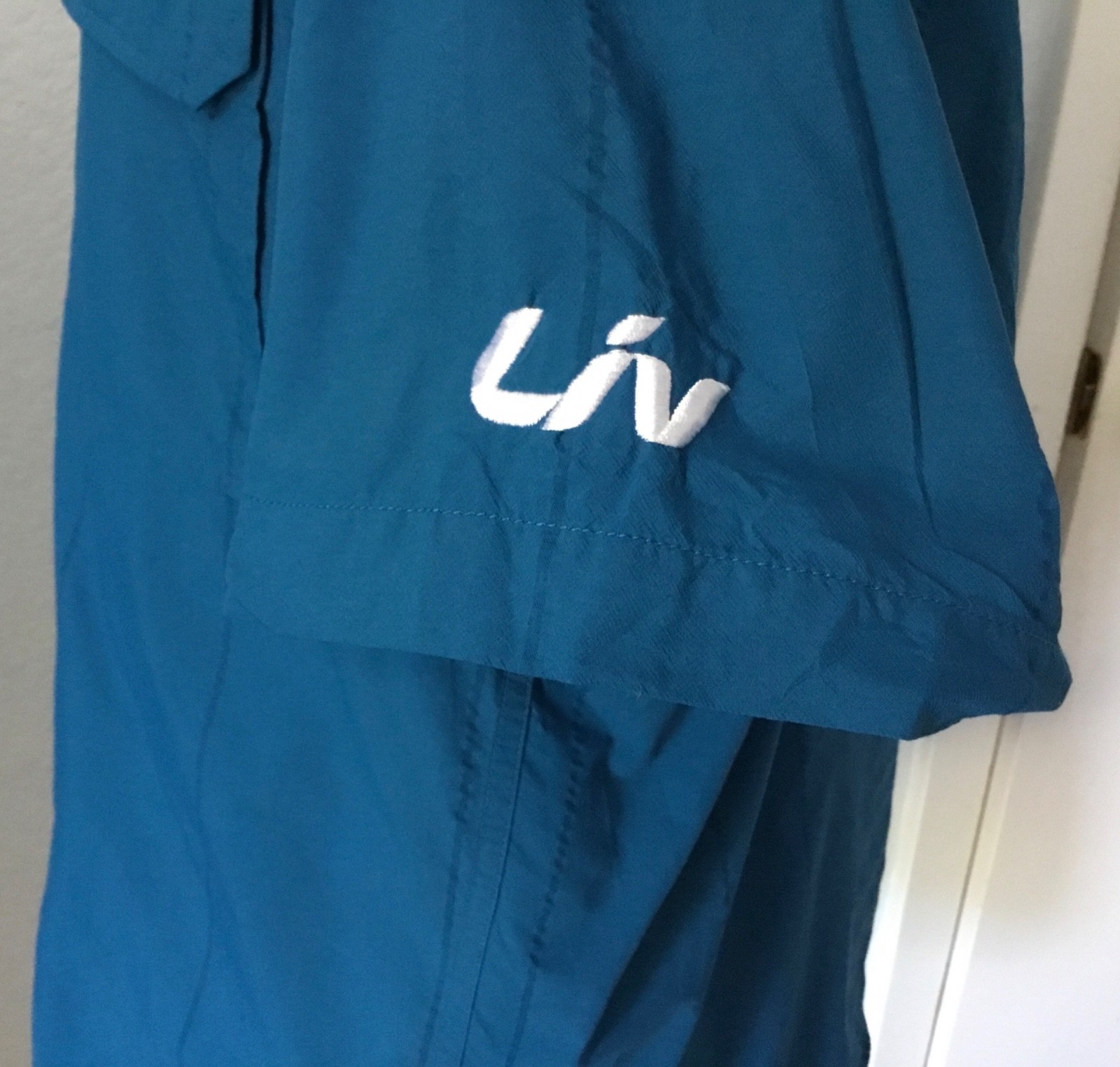 Giant Pro Cycling Patagonia Shirt Blue Bicycle Bike Team Biking, Men Large
