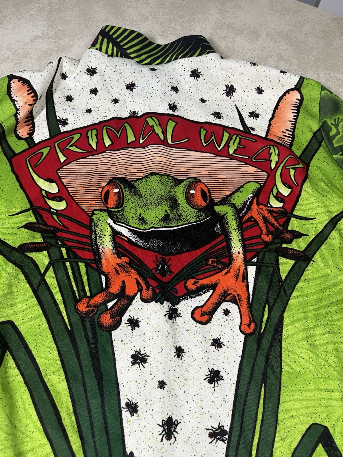 Primal Wear Bar Hopper Frog Cycling Jersey Size SEE DESCRIPTION 1349