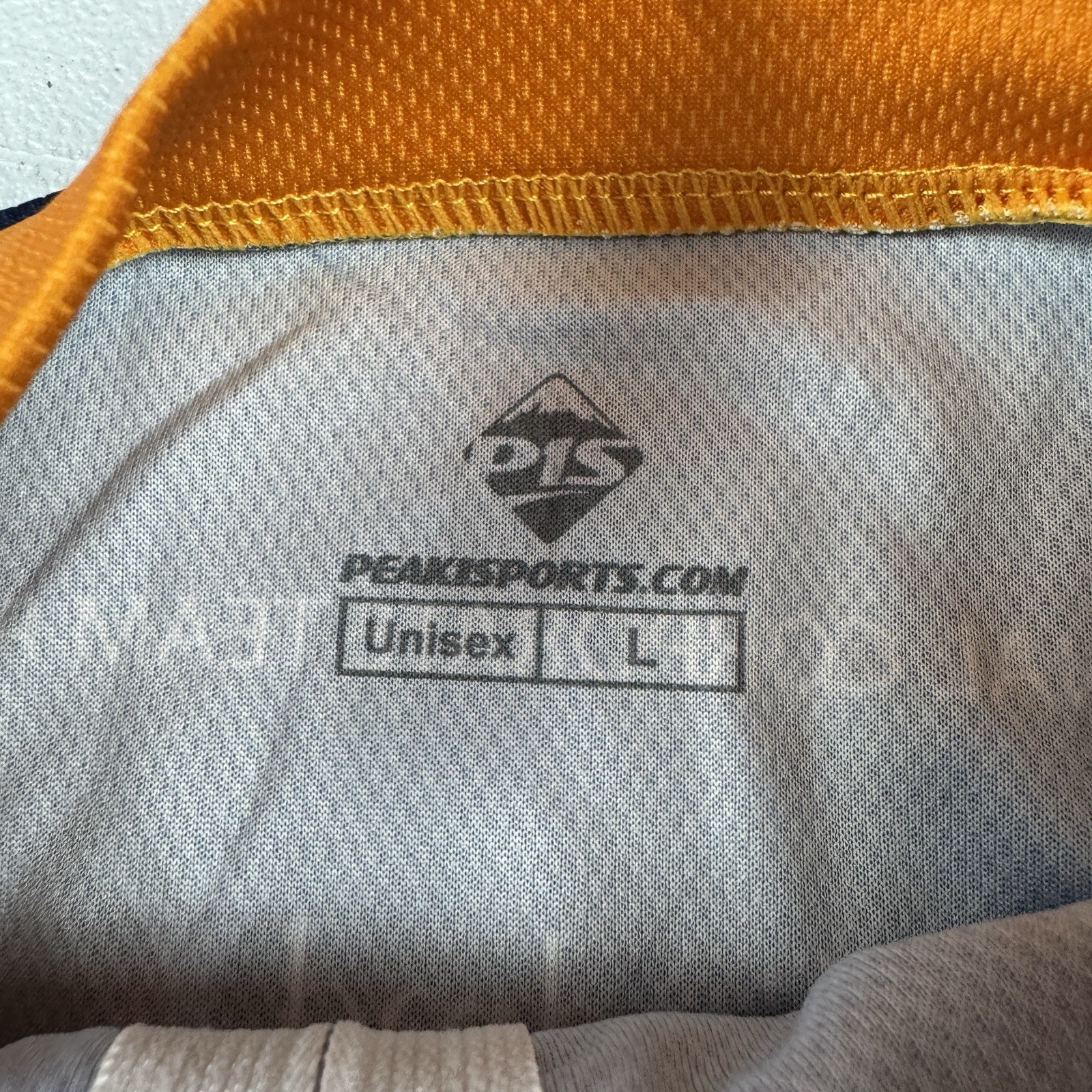 Peak 1 Sports Cycling Jersey Half Zip Unisex American Escape Bike Trek L Large