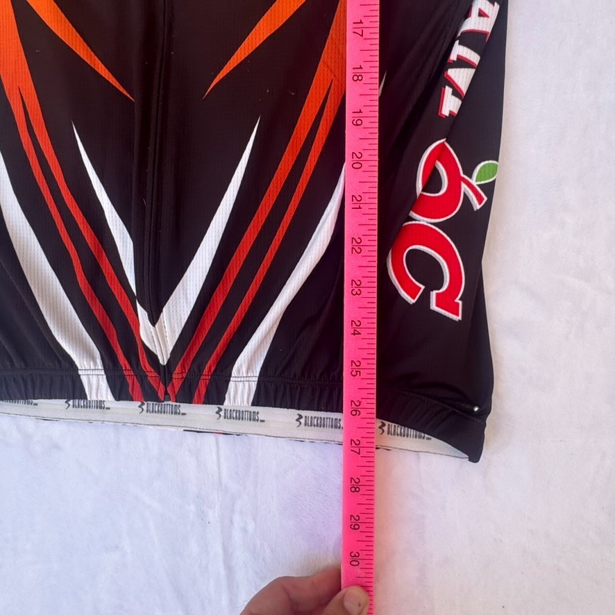 Blackbottoms Cyclewear Team OC Mens cycling Shirt Zip Down Multi-color Size XXL