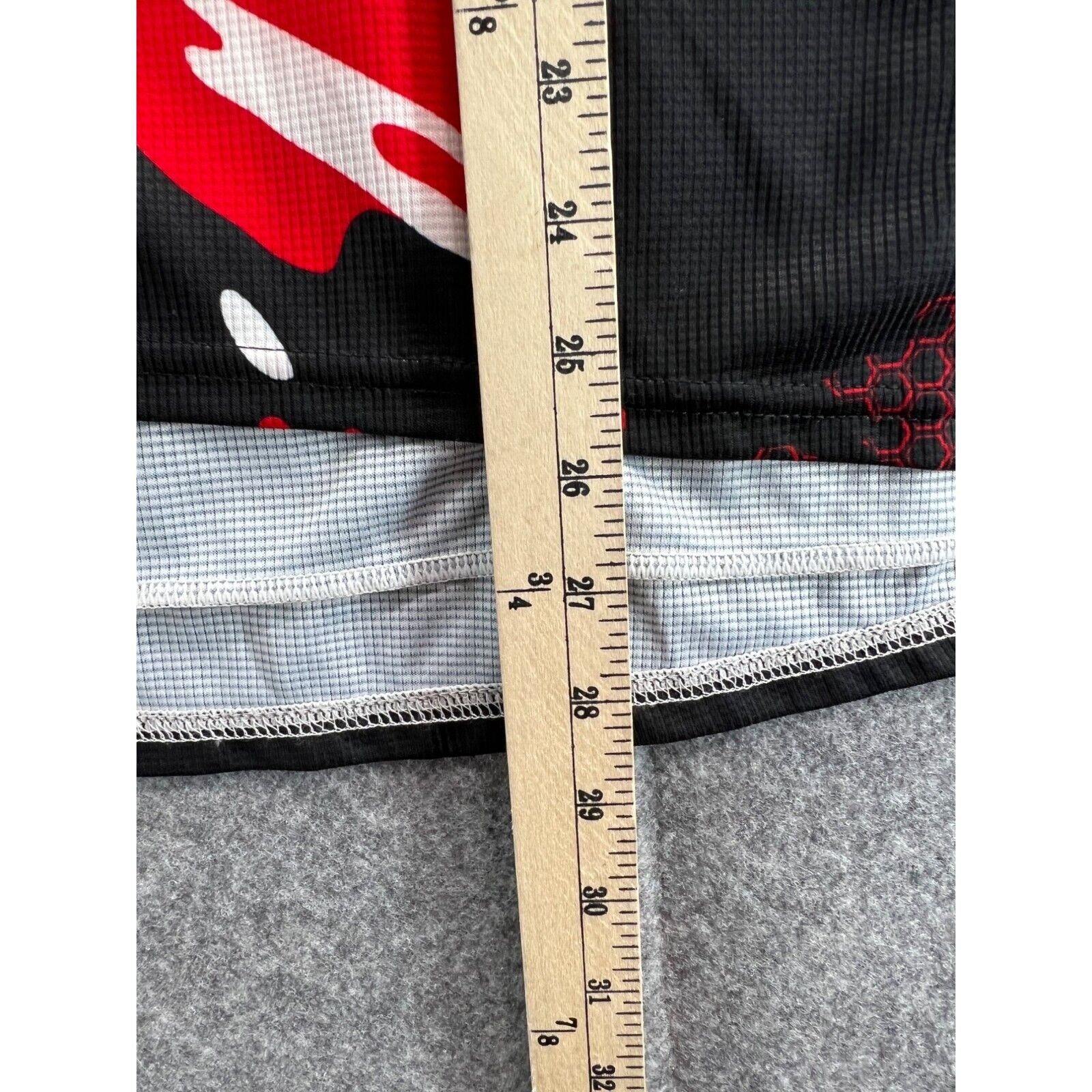 Voler Cycling Jersey Womens M Red White Black Club Raglan Pockets Zip Shirt