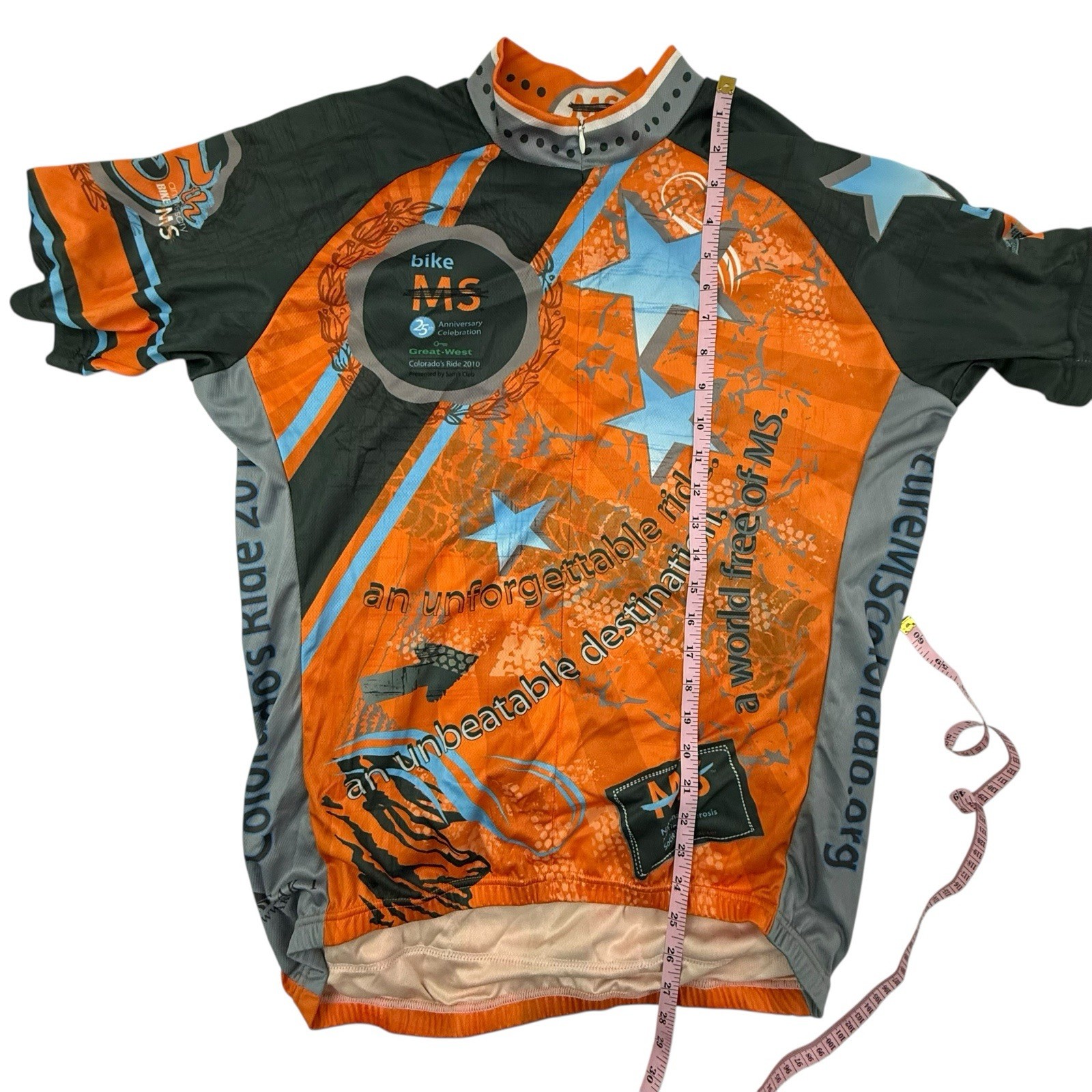 Lot Of 3 Primal Cycling Jerseys Men Size XL Peak 1 ALZ MS Diabetes Short Sleeve