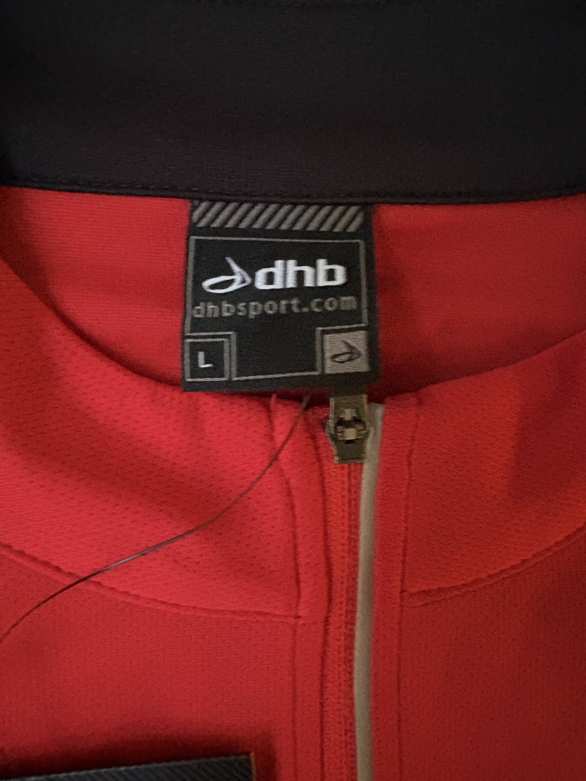 DHB Men’s Flashlight Cycling Jersey NWT Red And Black Large