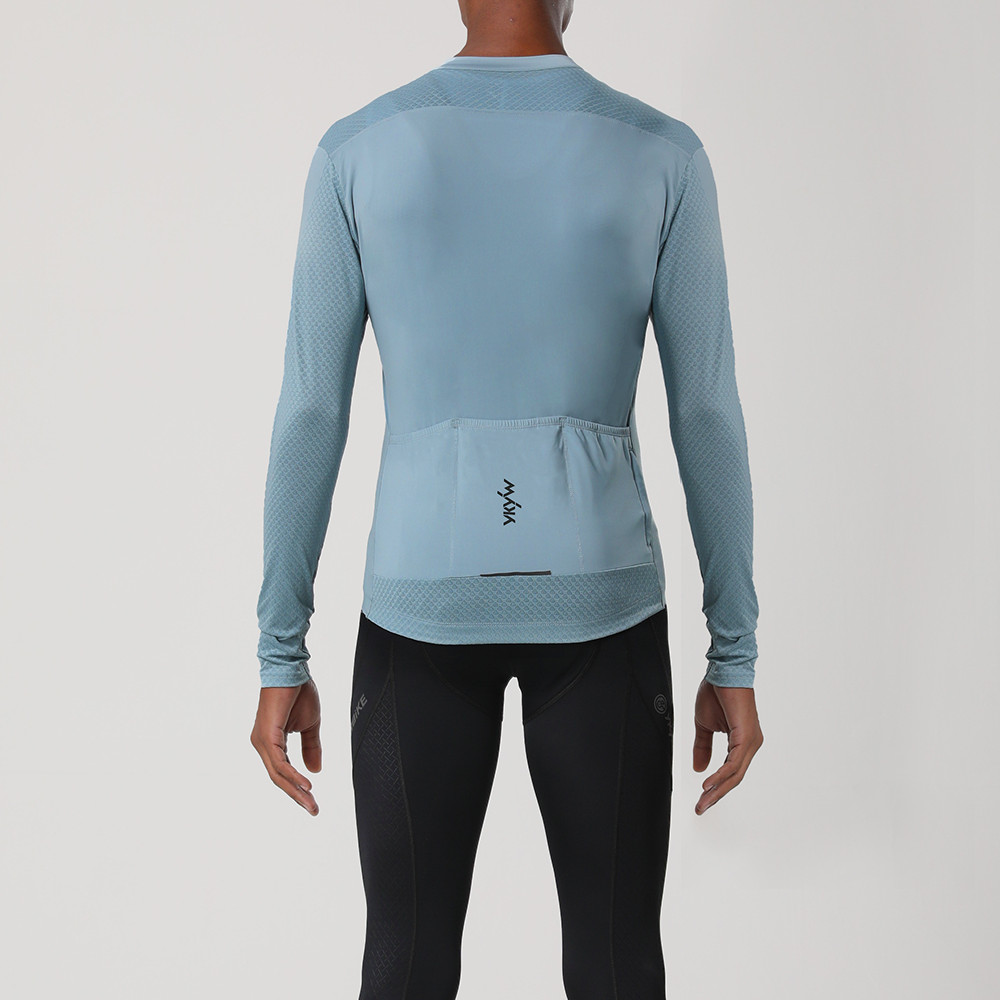 YKYWBIKE Men Cycling Jersey Long Sleeve Pro Road Bike Shirt Breathable Tops YKK