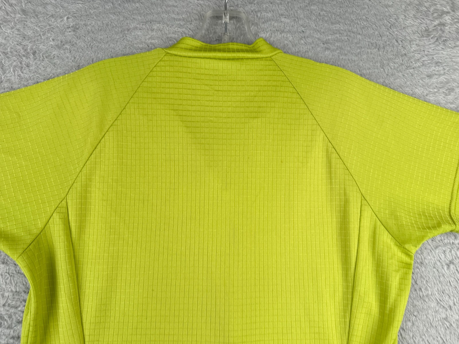 VINTAGE REI Cycling Jersey Womens Large Green 1/2 Zip Short Sleeve Polyester