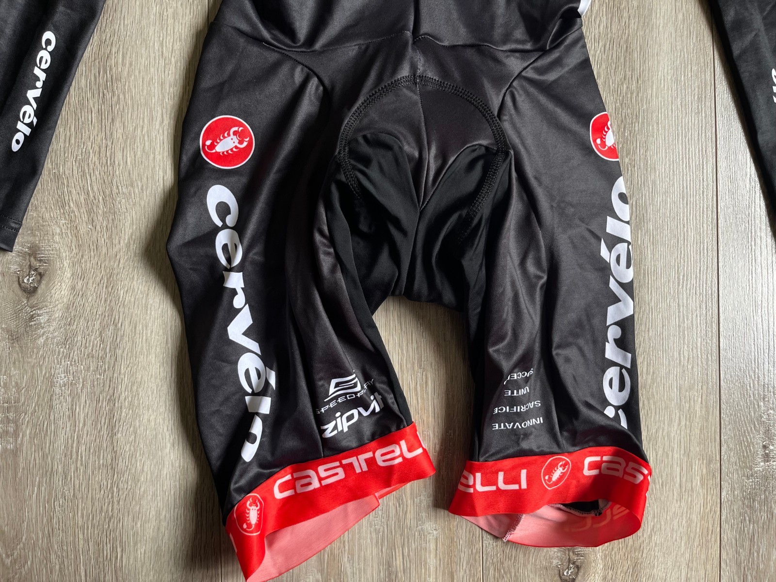 Cervélo TestTeam Cycling Skinsuit Speedsuit Cycle Suit Long Castelli size S