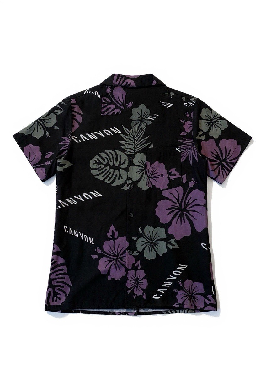 Canyon Bicycles Floral Hawaiian Shirt Button Mountain Bike Cycling Size Small