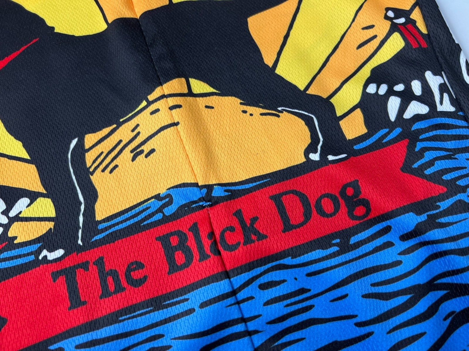 Louis Garneau The Black Dog Cycling 1/2 Zip Front Back Pocket Top Size S