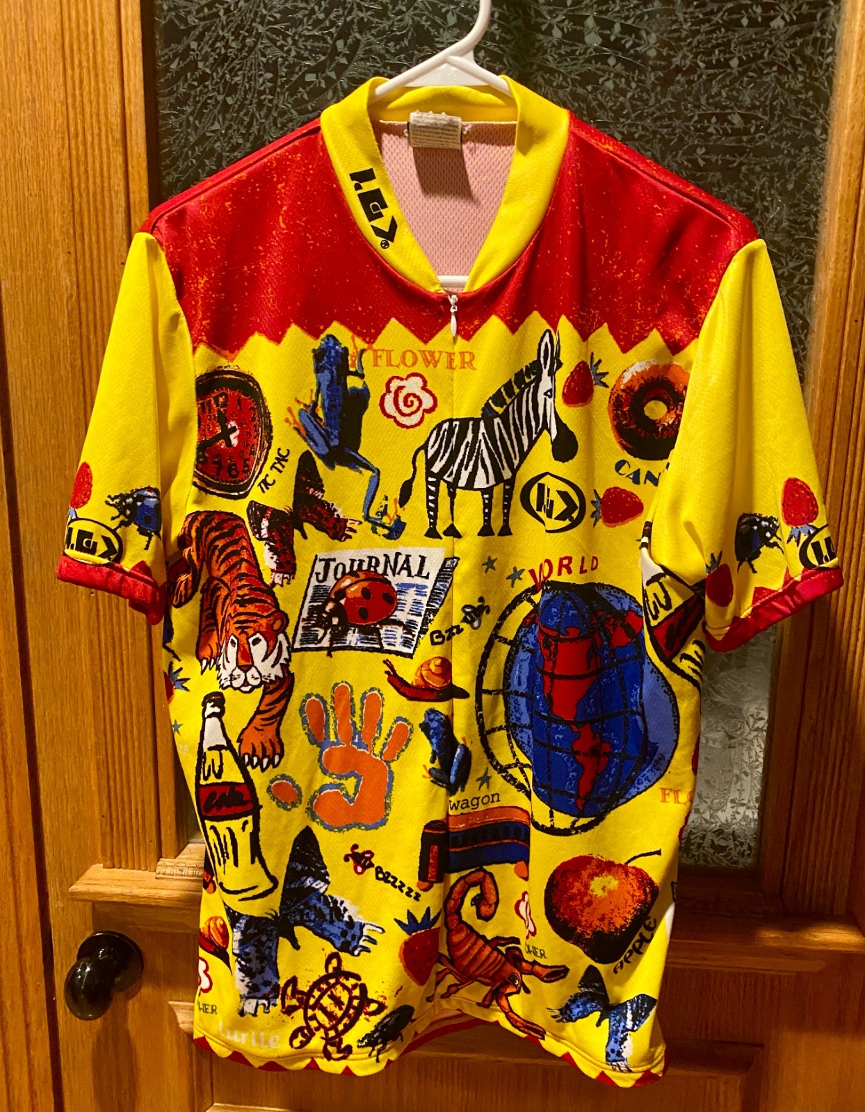 Vintage Louis Garneau Cycling Biking Jersey Men’s XL ~ Colorful