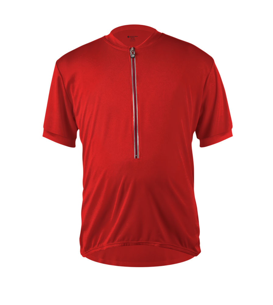Big Size Solid Color Cycling Jersey | Short Sleeve | Lightweight | Made in USA