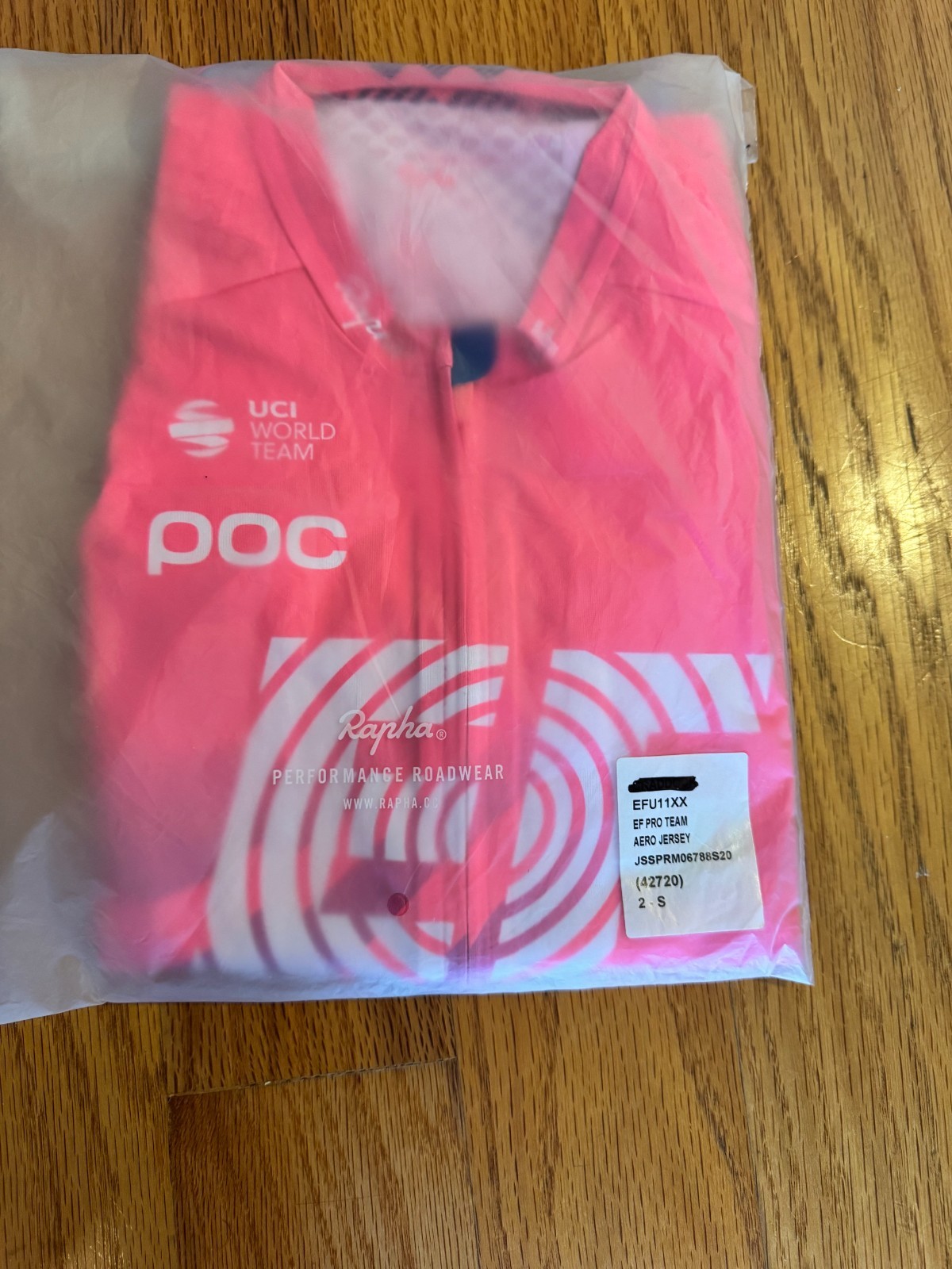 NWT Small EF Education First Rider Issued Rapha Pro Team Aero Jersey