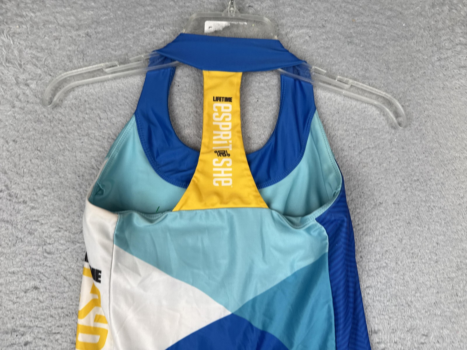 Moxie Cycling Jersey Womens X-Small Blue Tank Esprit De She Pockets Race Bike
