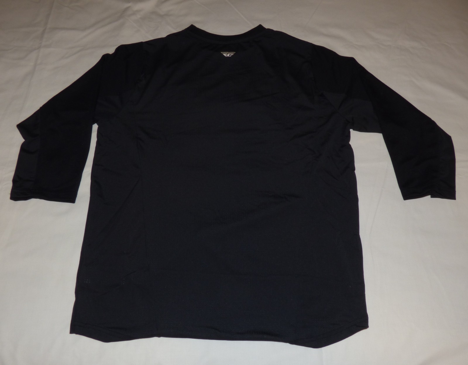 New FLY RACING Ripa 3/4 Sleeve BLACK Jersey Pro Fit NIP Adult Medium Bicycle