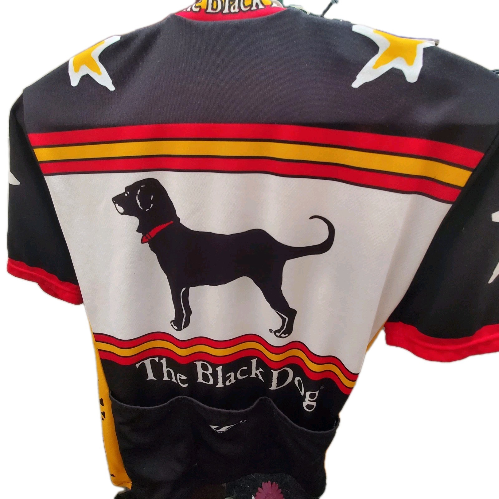 Louis Garneau Black Dog Full Zip Cycling Jersey Mens S Women