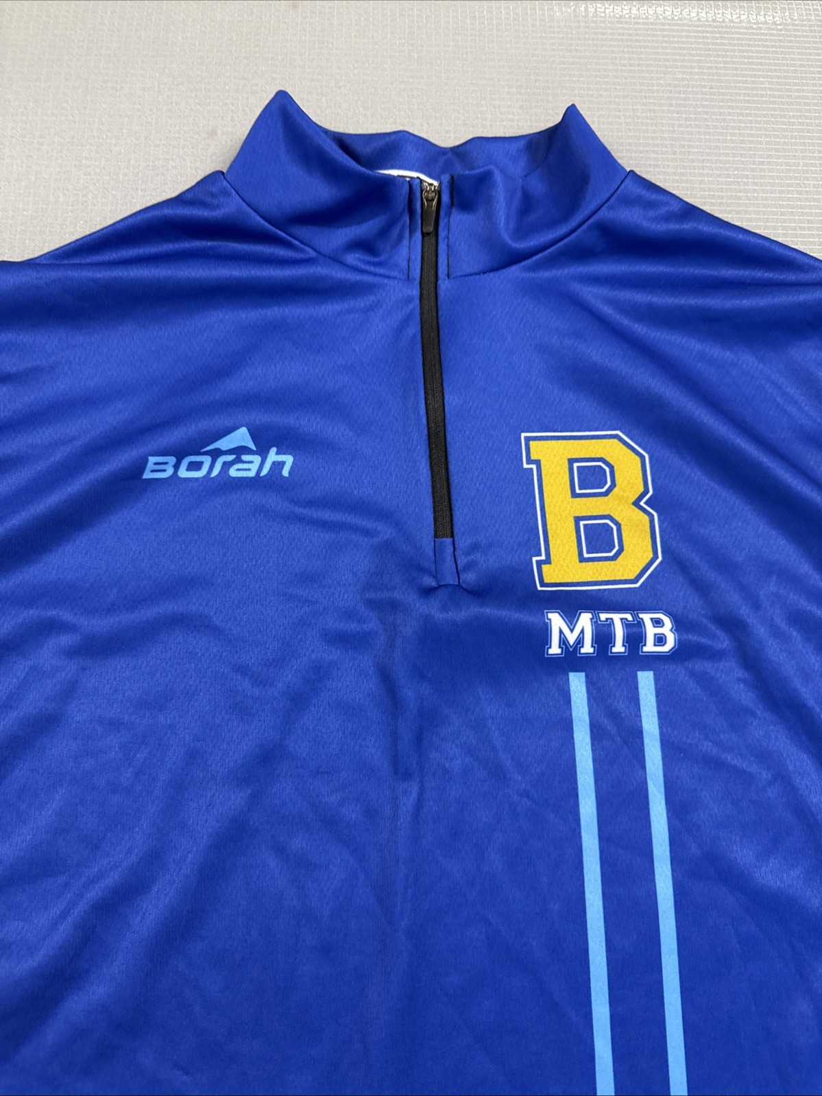 Borah Teamwear Men’s Casual Long Sleeve Cycling Jersey Small S (9433-E)