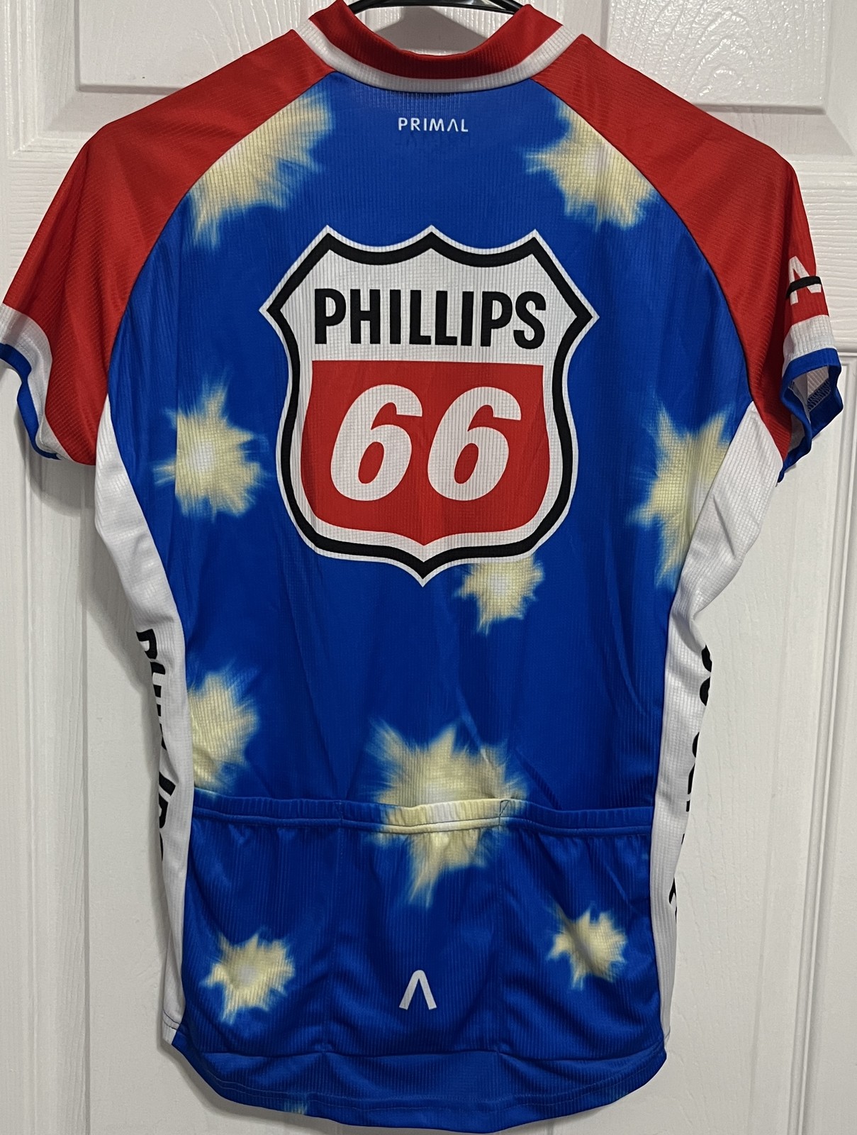 Primal Women’s M Phillips 66 Cycling Jersey Short Sleeve Full Zip Race Fit