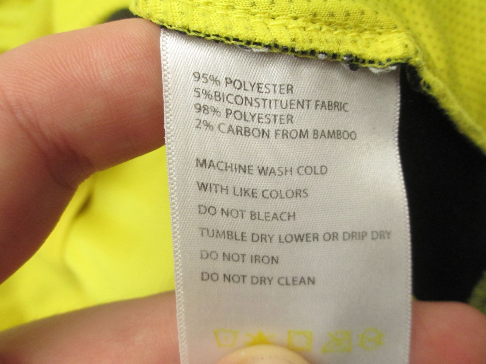 Cannondale Size M Mens Yellow Cycling Compression 1/4 Zip Logo Athletic Top 611