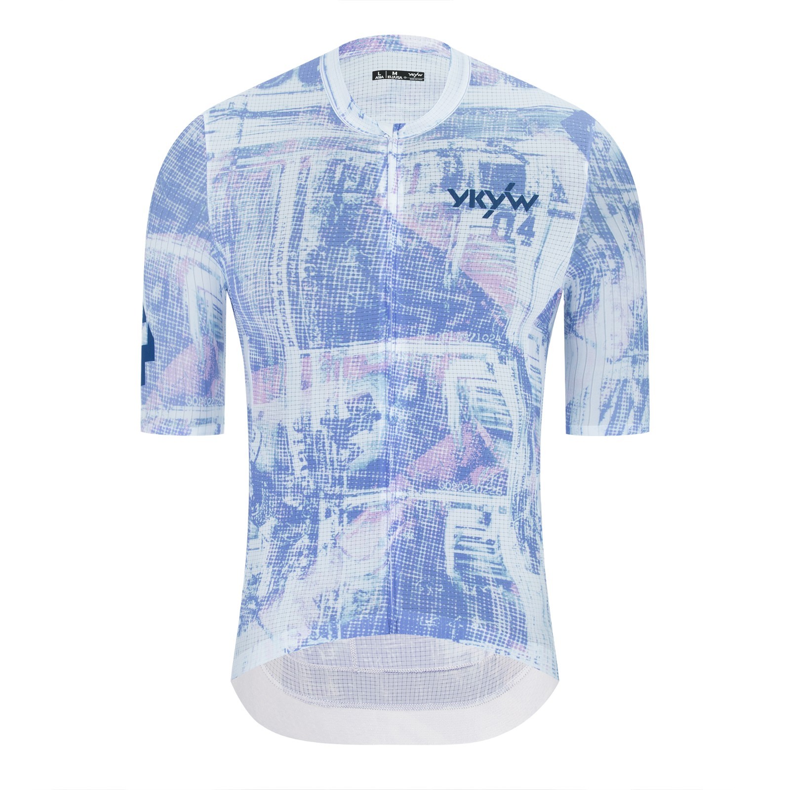 YKYW Mens Short Sleeve Cycling Jersey Quick Dry Anti-Slip Road MTB Slim Fit Top
