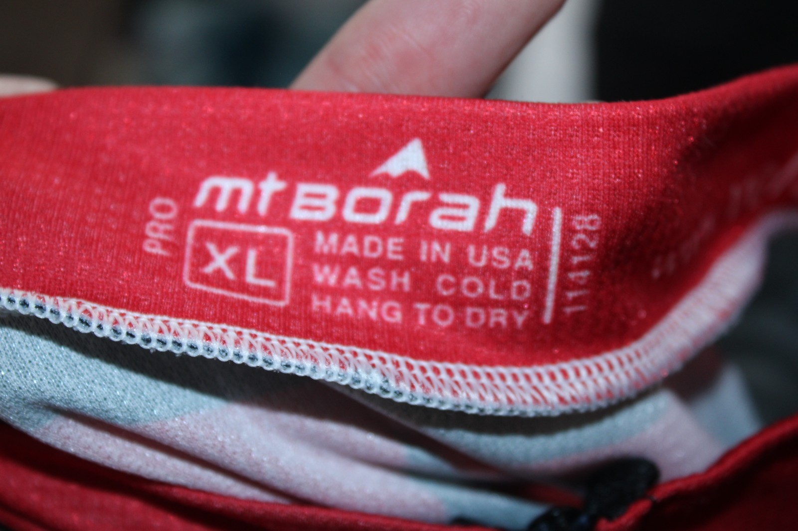 Mt Borah Pro Men’s Cycling Jersey X-Large Rear Pockets 44″ Chest 24/28″ T2B Race