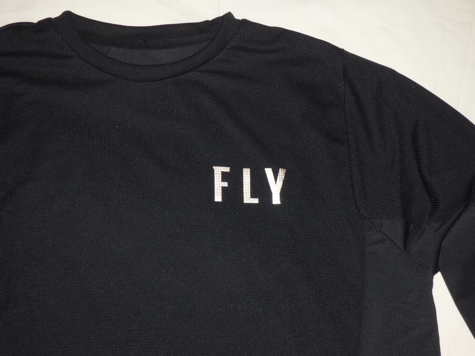 New FLY RACING Ripa 3/4 Sleeve BLACK Jersey Pro Fit NIP Adult Medium Bicycle