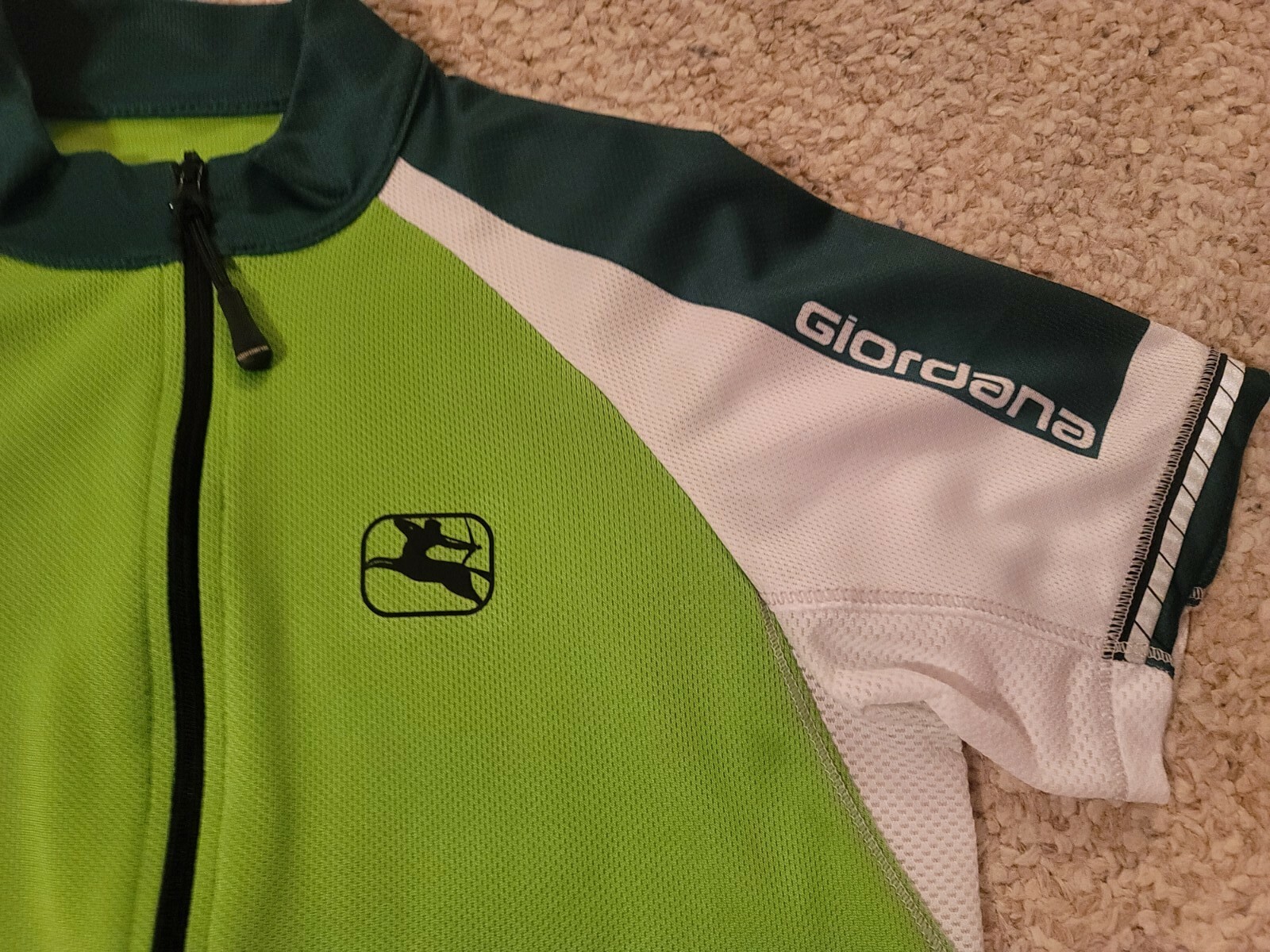 Giordana Ride Fit Unisex Kids Size XS 4-6 Jersey Cycling Shirt Full Zip Italy