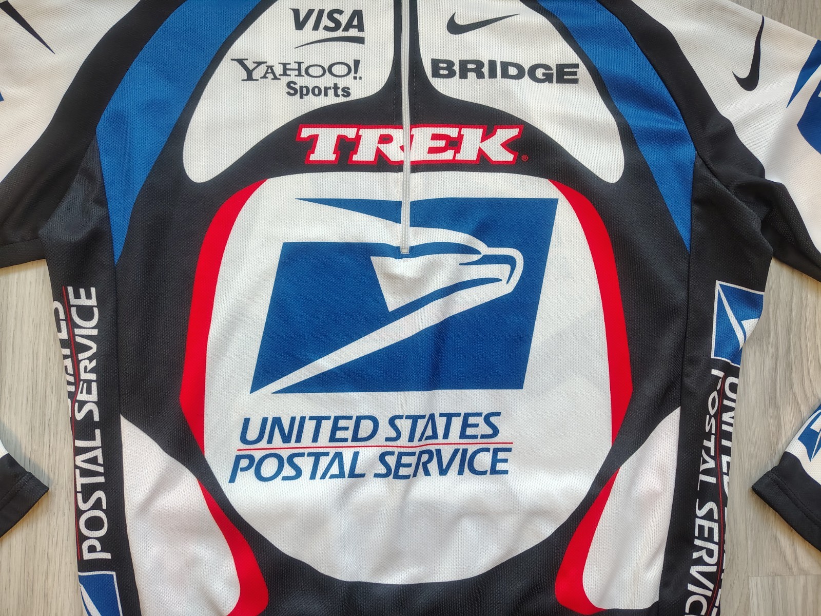 Nike US Postal Lightweight Long-Sleeve Cycling Jersey USPS 2000 Armstrong