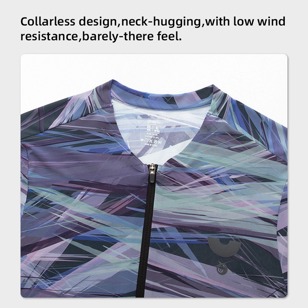YKYW Summer Cycling Jersey Soft Light Breathable MTB Maillot long Sleeve Shirt