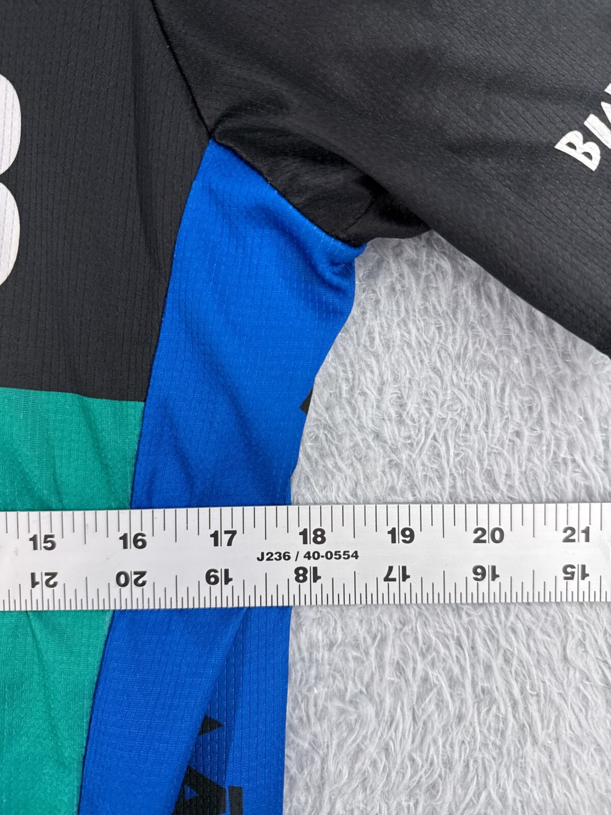 Black Bottoms Cycling Jersey Adult Large Green Blue RATPOD13 Dillion Montana