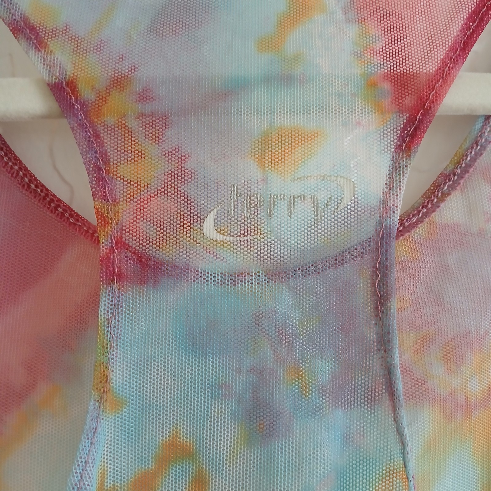 TERRY Cycling Mesh Tank Jersey Women’s XS Tie Dye Pockets Bike Lightweight